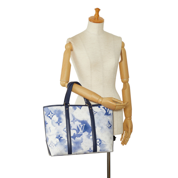 LOUIS VUITTON Monogram Watercolor Weekend Tote PM Satchel - Picture 10 of 11